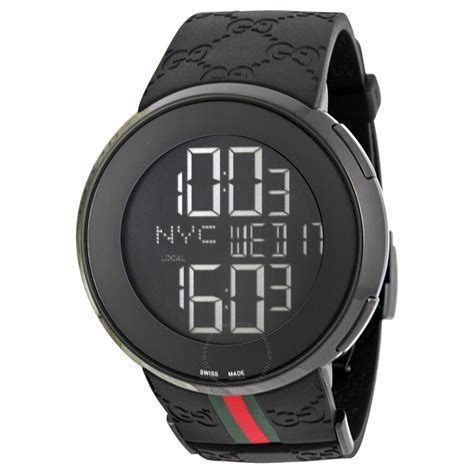 gucci mens digital lcd watches|gucci unisex watches.